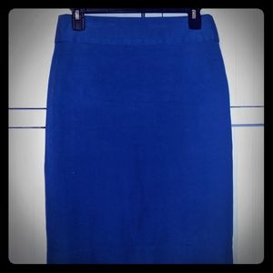 Banana Republic Women's blue twill pencil skirt 2T